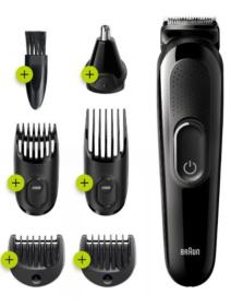 Braun *DISCONTINUADO* MGK3220 - Afeitadora recortadora 6 en 1 con 5 accesorios