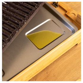 Cecotec 03092 - Plancha Grill Tasty&Grill 2000 Bamboo LineStone