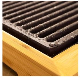 Cecotec 03092 - Plancha Grill Tasty&Grill 2000 Bamboo LineStone