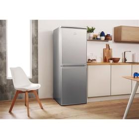 Indesit CAA55 NX 1 - Frigorífico combi de 174x54.5x58cm Inox F