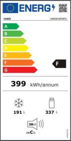 Haier HSR3918FNPG - Frigorífico Side by side 177,5 x 90,8 x 64,7 F/A+