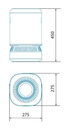 Cata 02201002 - Purificador de aire Dream Basic 30 m2> aprox 75 m3