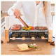 Cecotec 03101 - Raclette para Queso Cheese&Grill 8600 Wood AllStone