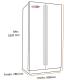Smeg FQ60BDF - Frigorífico Americano Total NoFrost 182x90,8cm F Blanco