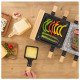 Cecotec 03100 - Raclette para Queso Grill 8400 Wood MixGrill 1200W