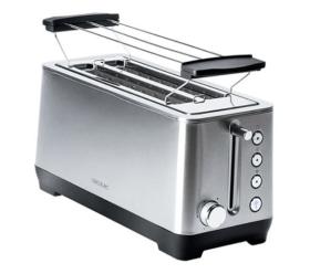 Cecotec 03086 - Tostador 2 Ranuras Largas BigToast Extra Double