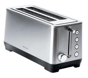 Cecotec 03086 - Tostador 2 Ranuras Largas BigToast Extra Double