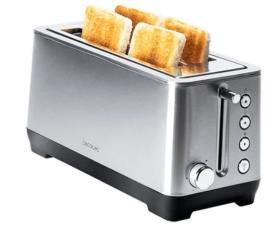 Cecotec 03086 - Tostador 2 Ranuras Largas BigToast Extra Double