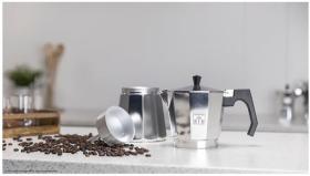 Cecotec 01616 - Cafetera Italiana Moklassic 300 Shiny 3 Tazas Inox