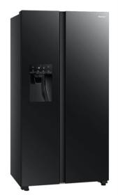 Hisense RS694N4GBE - Frigorífico americano negro 178,6 x 91 x 68,9 cm