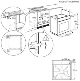 Aeg BSE577121M - Horno de vapor inox antihuellas 72 litros Pirolítico