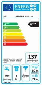 Aeg L6FBG842P - Lavadora 8Kg 1400rpm Clase A+++-30% ProSense Blanco