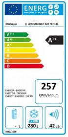 Electrolux LUT7ME28W2 - Congelador Vertical NoFrost 186x59.5cm A++ Blanco