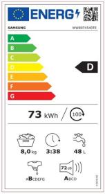 Samsung WW80T4540TE/EC - Lavadora AddWash 8 Kg 1400 rpm D/A+++ Blanco