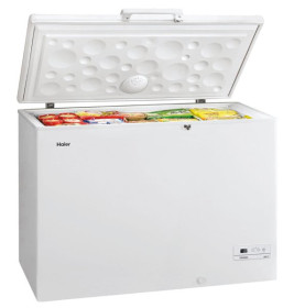 Haier HCE319F - Arcón congelador XL con iluminación 310L Clase F