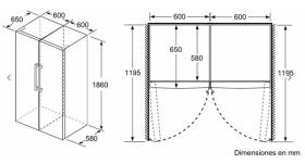Siemens GS36NAIEP - Congelador 1 puerta 186 x 60 cm Inox Antihuellas