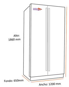 Siemens KA95NAIDP - Conjunto Side by Side NoFrost 186x120Cm Antihuellas D