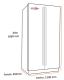 Siemens KA95NAIDP - Conjunto Side by Side NoFrost 186x120Cm Antihuellas D