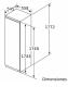 Siemens GI81NAEF0 - Congelador Integrado 177.2x55.8 cm No Frost Clase F