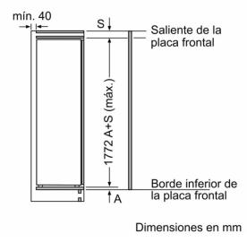 Siemens GI81NAEF0 - Congelador Integrado 177.2x55.8 cm No Frost Clase F