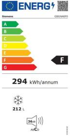 Siemens GI81NAEF0 - Congelador Integrado 177.2x55.8 cm No Frost Clase F