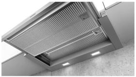 Siemens LI67SA531 - Campana telescópica 60cm 4 potencias Inox