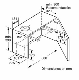 Siemens LI64MB521 - Campana Telescópica 60cm Inox 389m3/h Clase B