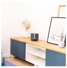 Cecotec 05646 - Humidificador y Altavoz PureAroma 550 Connected Stone