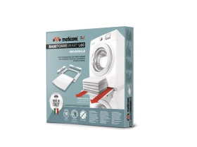 Meliconi 656113 - Kit unión universal para lavadora y secadora con bandeja