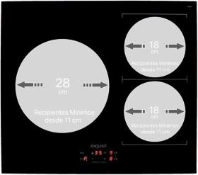 Exquisit EKI 631F - Encimera Flexinducción + Tostador de regalo