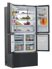 Haier HFF-750CGBJ - Frigorífico 5 Puertas 190x83cm A++ Cristal Negro