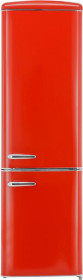 Exquisit RKGC250-70-H-160E - Frigorífico Rojo combi retro 183 x 54.5 cm