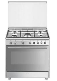 Smeg SX91MDS9 - Cocina clásica 90x60cm Acero Inox Gas natural