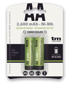 Tm Electron TMVH-AAA2600H - Pilas Recargables 2 Unidades tipo AA