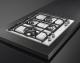 Smeg PX164L - Placa Gas natural 60cm 4 zonas Inox
