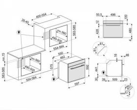 Smeg SOP6101S2N - Horno multifunción vapor combinado negro A+