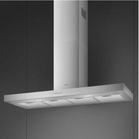 Smeg KBT1200XE - Campana isla 120cm Clase A Inox