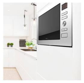 Cecotec 01395 - Microondas integrado 25L Con Grill 900W Negro Inox