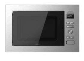 Cecotec 01395 - Microondas integrado 25L Con Grill 900W Negro Inox