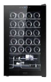 Cecotec 02342 - Vinoteca 24 botellas GrandSommelier 24000 Black Compressor