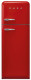 Smeg FAB30RRD5 - Frigorífico 2 puertas 172x60cm 50's Style Rojo D