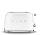Smeg TSF01WHMEU - Tostadora 2 Rebanadas 50's Style 950W Blanco