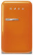 Smeg FAB5ROR5 - Frigorífico bajo encimera 72,5x40,4cm Naranja D