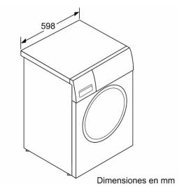 Bosch WAU24T5XES - Lavadora carga frontal 9 Kg 1200 rpm Clase C Inox
