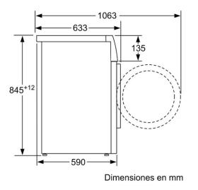 Bosch WAU24T5XES - Lavadora carga frontal 9 Kg 1200 rpm Clase C Inox