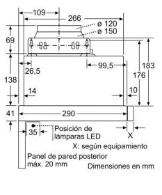 Balay 3BT264MX - Campana Telescópica 60cm Clase B Acero Inox