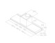 Elica PRF0160152 - Campana integrada Lever 86cm Aspirante Inox