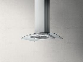 Elica PRF0097370A - Campana de isla Circus Plus 90 cm Inox cristal