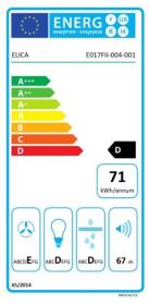 Elica PRF0142716-Campana integrada ERA C 52cm Aspirante Blanco
