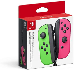 Nintendo Switch - Set JoyCon Bluetooth Verde/Rosa Neon